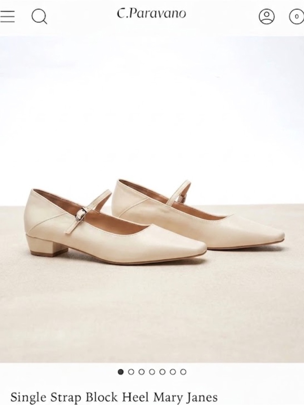 NWT | Beautiful Cream Leather Mary Janes | Sz 8